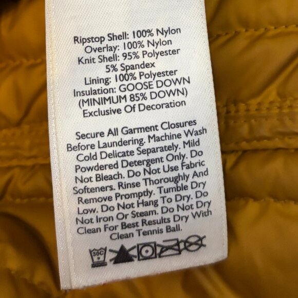 Eddie Bauer men's down field jacket large green brown insulated 700 - Picture 8 of 10